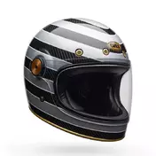 Bell Bullitt Gt Carbon Roland Sand Temple Мотошлем Silver Белый