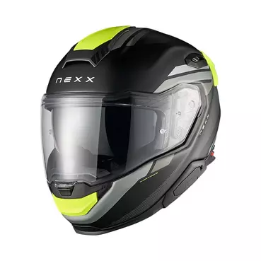 Nexx X.tr Quanta Мотошлем Black Yellow Желтый