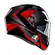 Agv K3 E2206 Striga Мотошлем Matt Black Grey Red Черный