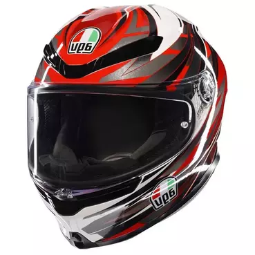 AGV K6 S Reeval E2206 MPLK integralhelm White / Red / Grey