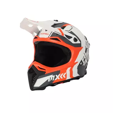 Acerbis Profile 5 Мотошлем White Orange Оранжевый