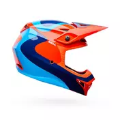 Bell Mx-10 Mips Youth Wave Мотошлем Orange Blue Оранжевый