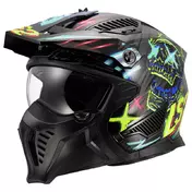 Ls2 Of606 Drifter Rayz Мотошлем Black Blue Черный