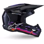 Alpinestars SM3 Force Youth Motocross Enduro Мотошлем ECE06 Gloss Black