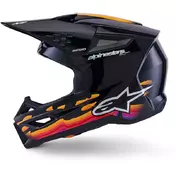Alpinestars SM3 Force Youth Motocross Enduro Мотошлем ECE06 Gloss Black