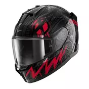 Shark D-skwal 3 Shiever Мотошлем Anthracite Red Красный