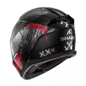 Shark D-skwal 3 Shiever Мотошлем Anthracite Red Красный