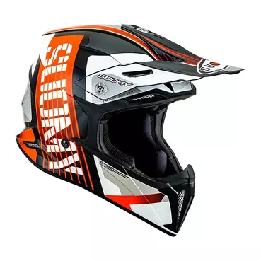 Suomy X-wing Amped Мотошлем Black Orange Оранжевый