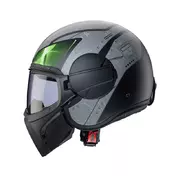 Caberg Jet Ghost X Vyrus Мотошлем Black Green Matt Зеленый