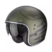 Scorpion Belfast Evo Dawg Мотошлем Green Matt Зеленый