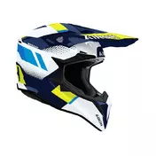 Airoh Wraaap Vision Мотошлем Yellow Blue Желтый