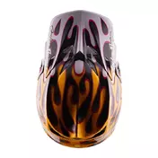 Troy Lee Designs Se5 Carbon Overspray Мотошлем Gold Золотистый