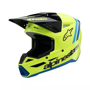 Alpinestars S-m3 Youth Radium Мотошлем Yellow Желтый