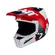 Leatt 2.5 2023 Мотошлем White Red Blue Белый