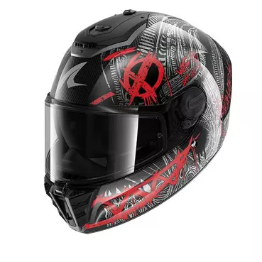 Shark Spartan Rs Carbon Shiever Мотошлем Red Красный