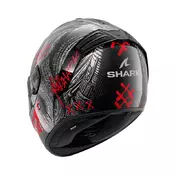 Shark Spartan Rs Carbon Shiever Мотошлем Red Красный