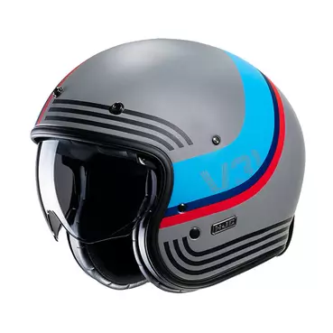 Hjc V31 Byron Мотошлем Grey Blue Серый