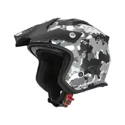 Acerbis Jet Aria 2206 Graphic Мотошлем Grey Black Серый