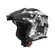Acerbis Jet Aria 2206 Graphic Мотошлем Grey Black Серый