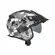 Acerbis Jet Aria 2206 Graphic Мотошлем Grey Black Серый