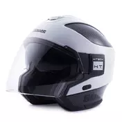 Blauer Solo Btr Мотошлем White Carbon Белый