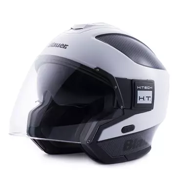 Blauer Solo Btr Мотошлем White Carbon Белый