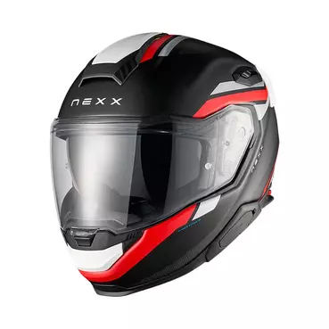 Nexx X.tr Quanta Мотошлем Black Red Красный