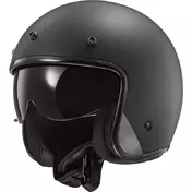 Ls2 Of601 Bob 2 Solid Мотошлем Black Черный