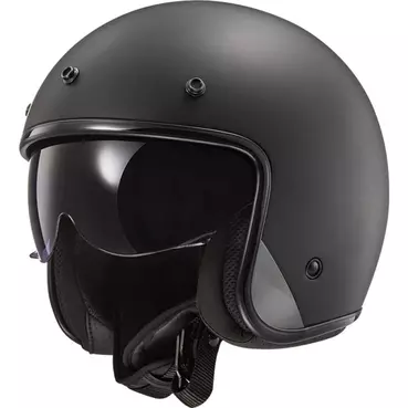 Ls2 Of601 Bob 2 Solid Мотошлем Black Черный