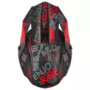 O Neal 1 Srs 2206 Vibrant V.26 Мотошлем Black Red Красный