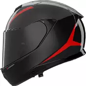 Nolan X-904 Ultra Carbon Emblema Мотошлем Black Red Красный