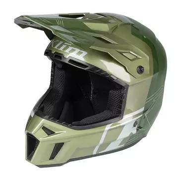 Klim F3 Carbon Pro Tilt Мотошлем Green Зеленый