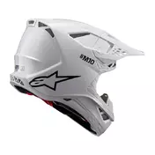Alpinestars Supertech M10 2206 Solid Мотошлем White Белый