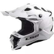 Ls2 Mx700 Subverter Evo 2 Solid Мотошлем White Белый
