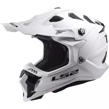 Ls2 Mx700 Subverter Evo 2 Solid Мотошлем White Белый