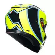 Agv K3 E2206 Rossi Wt Philipp Island 2005 Мотошлем Желтый