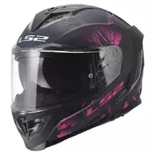 Ls2 Ff818 Storm 3 Burst Мотошлем Black Pink Matt Розовый