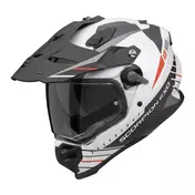 Scorpion Adf-9000 Air Feat Мотошлем White Red Красный