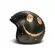 Dmd Jet Retro Handmade Smile Gold Leaf Мотошлем Черный