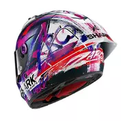 Shark Aeron Gp Fim Racing Zarco Signature Мотошлем Purple Фиолетовый