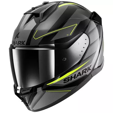 Shark D-skwal 3 Sizler Мотошлем Anthracite Yellow Желтый