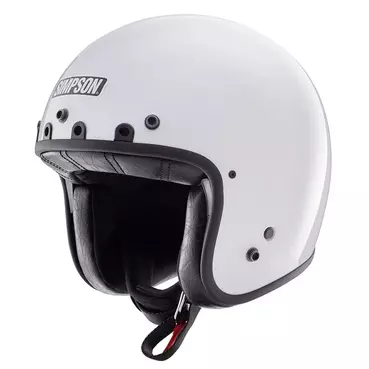 Simpson Chopper Мотошлем White Белый