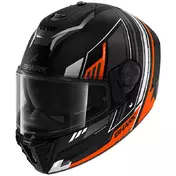 Shark Spartan Rs Byrhon Mat Мотошлем Black Orange Оранжевый