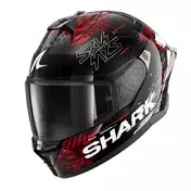 Shark Skwal Cup Speed Vib Мотошлем Black Red Silver Красный