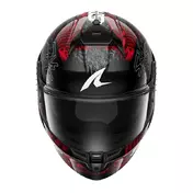 Shark Skwal Cup Speed Vib Мотошлем Black Red Silver Красный