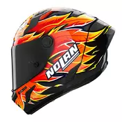 Nolan X-804 Rs Ultra Carbon Replica Iannone Мотошлем Черный
