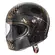 Premier Trophy Carbon Nx Gold Chromed 22.06 Мотошлем Черный