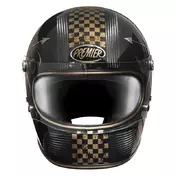 Premier Trophy Carbon Nx Gold Chromed 22.06 Мотошлем Черный