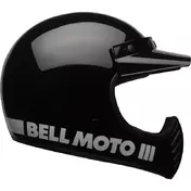 Bell Moto-3 Ece6 Classic Мотошлем Black Gloss Черный
