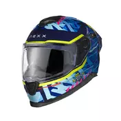 Nexx Y.100r Urbangram Мотошлем Indigo Blue Matt Синий
